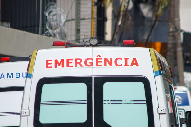 Back of an ambulance in Brazil