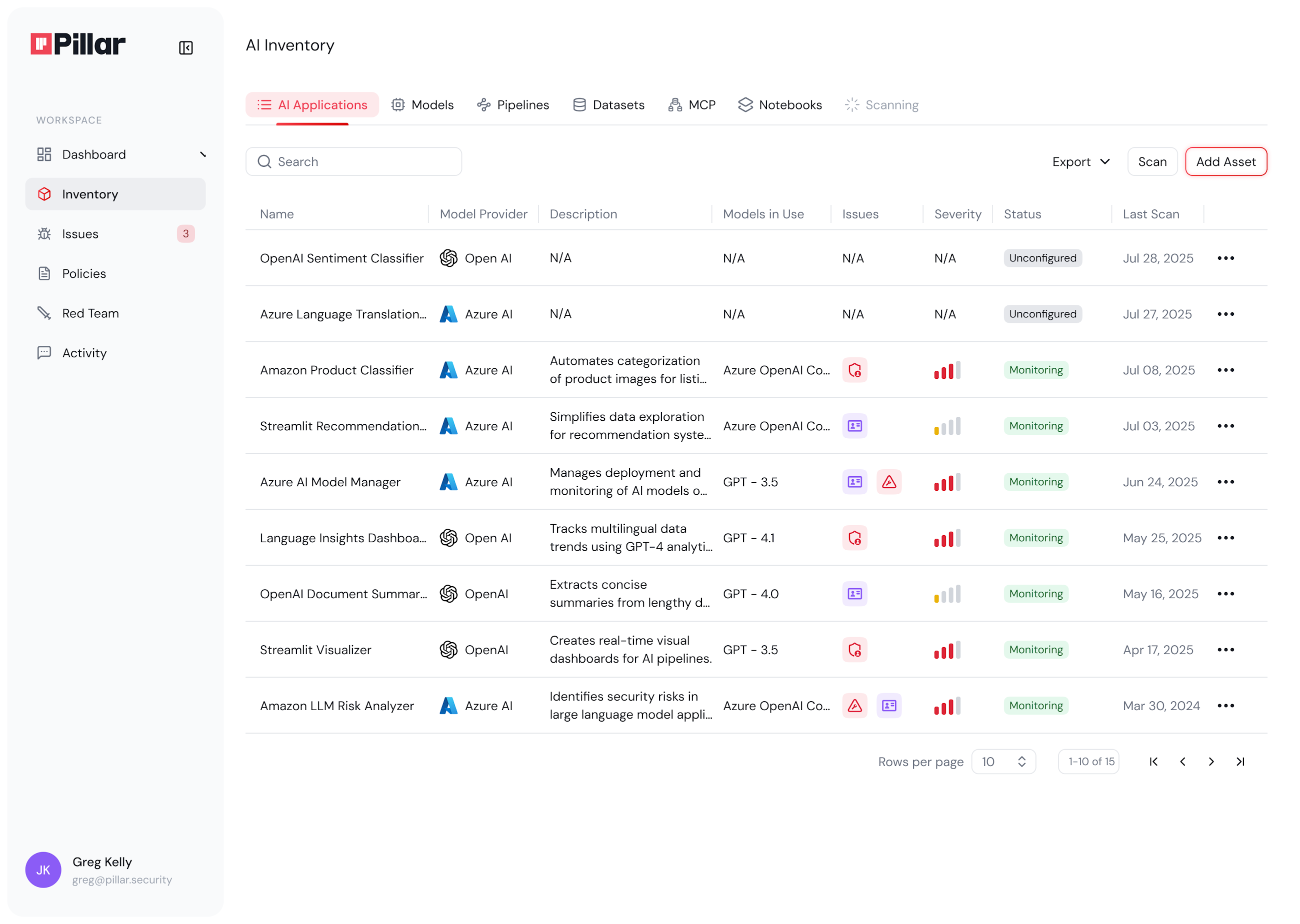 Pillar Security AI Security Platform
