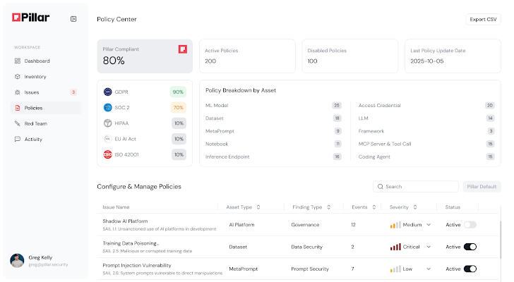 Pillar Security AI Security Platform