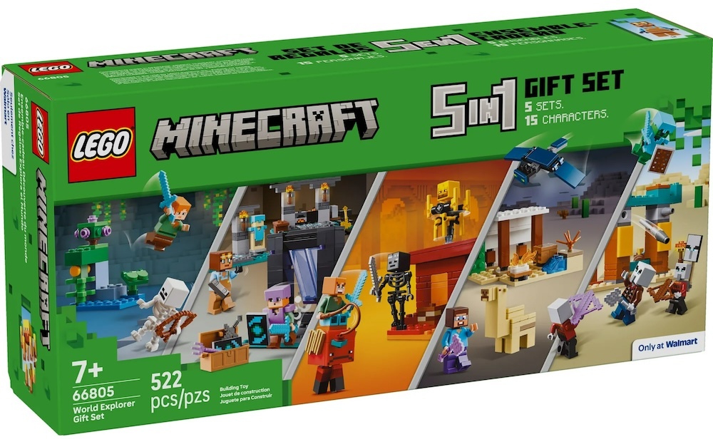 Lego Minecraft 5-in-1 World Explorer Gift Set - Only at Walmart