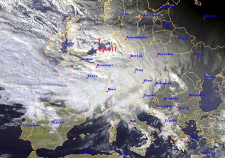 Image result for Kyrill storm photos