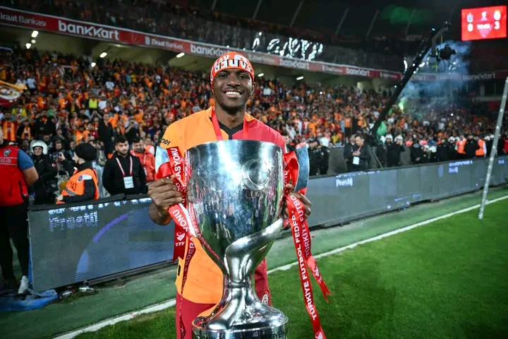Victor Osimhen scored twice as Galatasaray beat Trabzonspor 3-0 to win the 2024/25 Turkish Cup on Wednesday night.