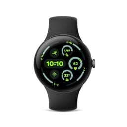 Google Pixel Watch 3 (45mm, Wi-Fi, Matte Black, Obsidian Band)