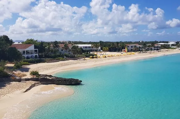 A view of the beach at Mead