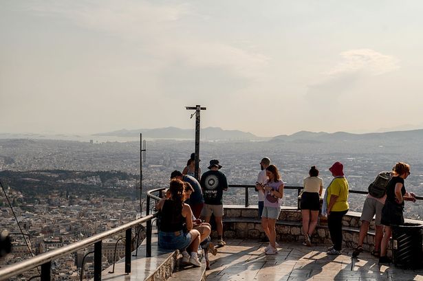 The tourist fell from Lycabettus Hill in Athens, Greece while taking a selfie (file photo)