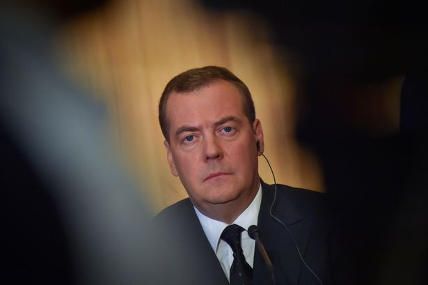 Image of former Russian Prime Minister Dmitry Medvedev
