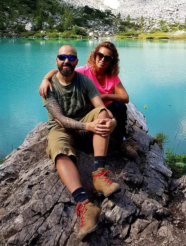 Mattia with his partner