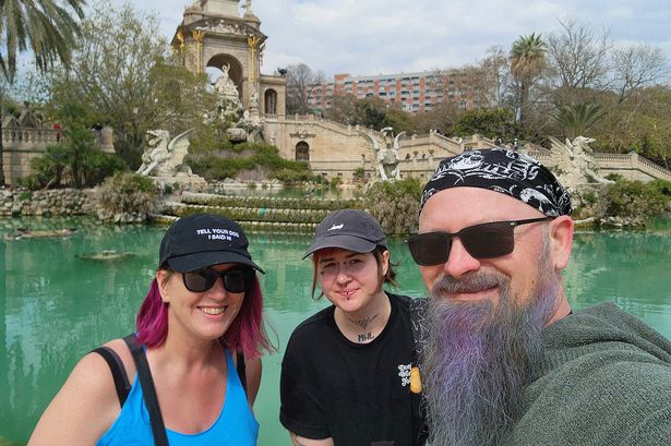 Benjamin Gorman with wife Chrystal and daughter Franke
