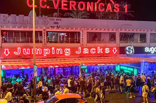 The notorious strip in Tenerife