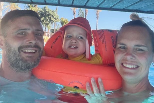 EMMA LANE, 40, WITH PARTNER NICHOLAS PRESTON, 43, AND 19-MONTH-OLD BABY LOUIS