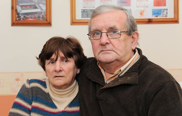 Steven's mum and dad Norman and Pat Cook