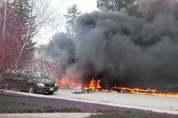 The 23-year-old was killed by an out-of-control helicopter