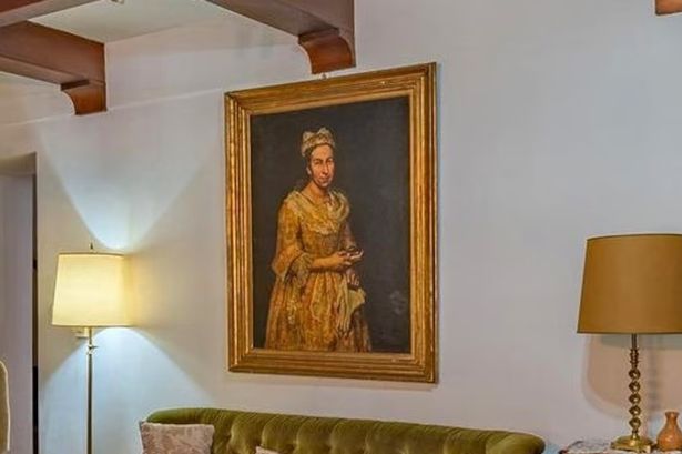 The painting believed to be