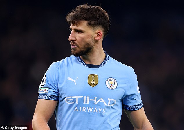Manchester City have reportedly agreed a new contract with central defender Ruben Dias