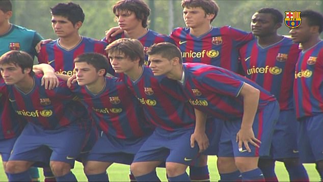 A former Barcelona academy player is accused of killing a pigeon before eating it