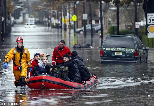 One of the last major storms to hit the Northeast was Superstorm Sandy in October 2012 (pictured)