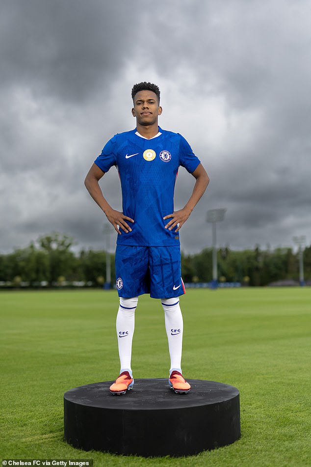 Estevao Willian has joined Chelsea after signing for the club during last summer