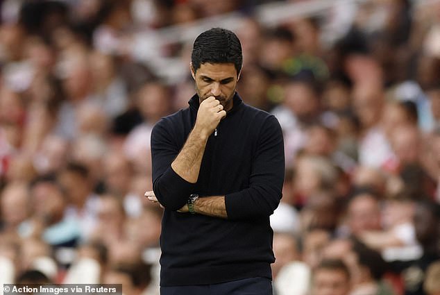 Mikel Arteta will be left frustrated by the result in his side
