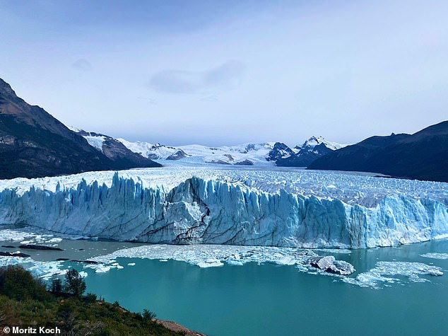 Scientists report a rapid decline of the Perito Moreno glacier, which until now was considered stable Pictured, the glacier¿s terminus as seen from a visitor point on the Península de Magallanes, April 2022