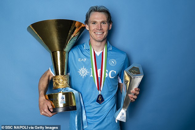 Former Manchester United midfielder Scott McTominay was a shock inclusion on this year