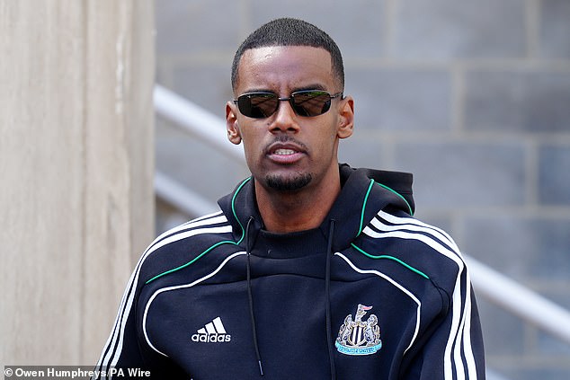 Alexander Isak is finally back in Newcastle training - but separate from the main group while Eddie Howe and the club decide their next move