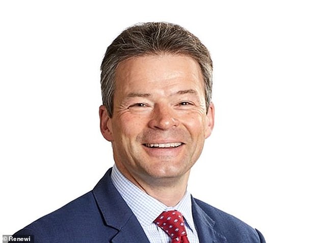 Moving up: Pascal Soriot has been replaced at the top of the Fat Cat Files by the relatively unknown Peter Dilnot (pictured)