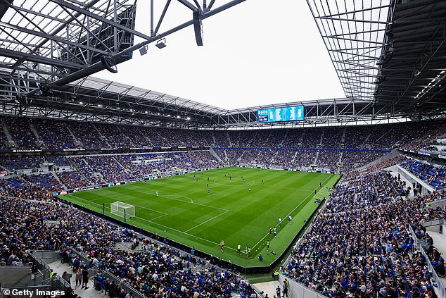 The day Everton had been waiting for ¿ the grand opening of their £750million riverfront stadium ¿ finally came on Saturday