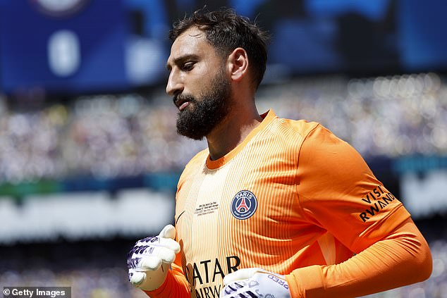 Gianluigi Donnarumma is certain to leave PSG after being left out of the club
