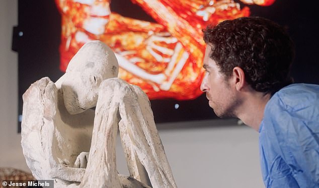Podcast host Jesse Michels explored the location and spoke to the Daily Mail, debunking claims of the mummies being extraterrestrial