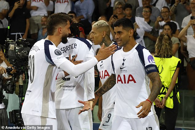 Cristian Romero led from the front despite Tottenham