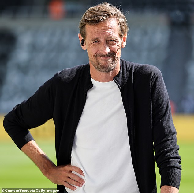 Former England striker Peter Crouch (above) has given his take on the title race, the battle for Europe and the relegation scrap to come this season