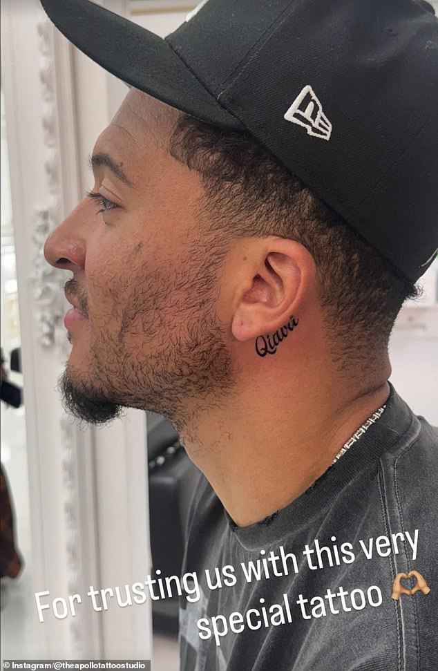 Famed California-based tattoo studio The Apollo revealed that they had inked Saweetie