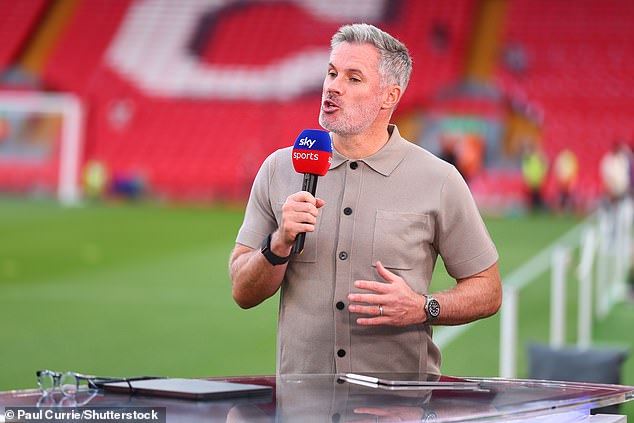 Jamie Carragher believes that Arsenal are most likely to challenge Liverpool for the title