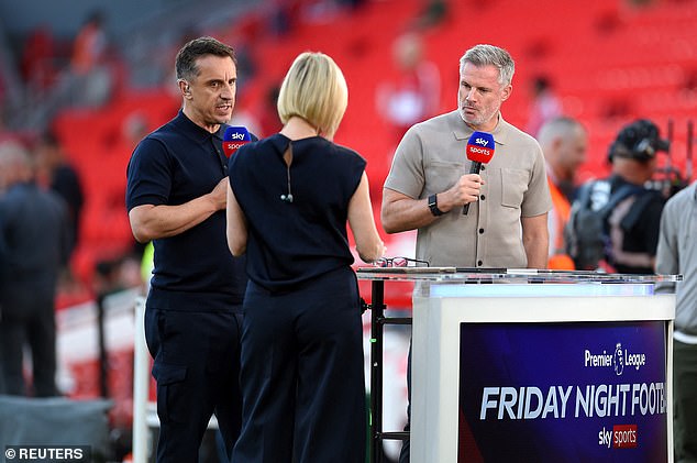 Jamie Carragher has mocked fellow pundit Gary Neville over his criticism of Nottingham Forest owner Evangelos Marinakis
