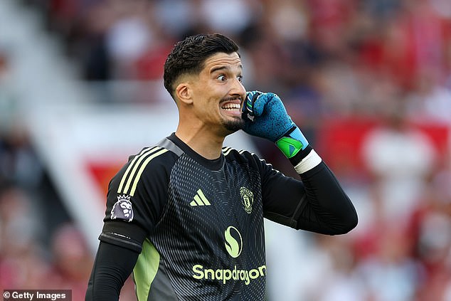 Manchester United goalkeeper Altay Bayindir