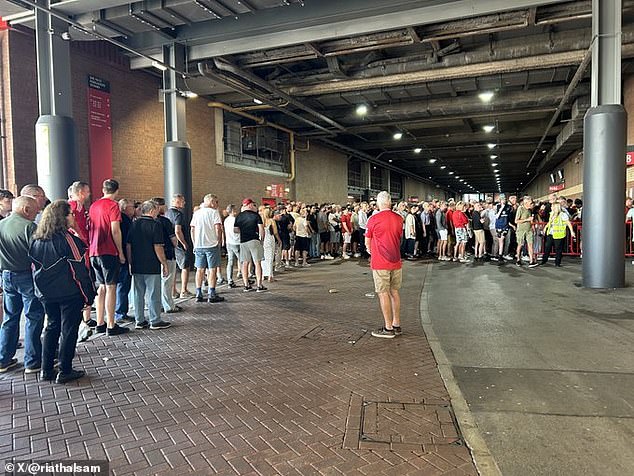 Manchester United fans have labelled the new ticketing system which left thousands stuck in queues ahead of their season opener against Arsenal , a
