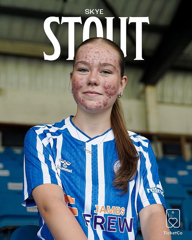 Teenager Skye Stout scored her first goal for Kilmarnock days after horrific online abuse