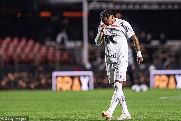 Neymar was left in tears on Sunday after he suffered the heaviest defeat of his career