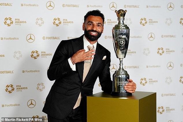 Mohamed Salah has been named PFA Players