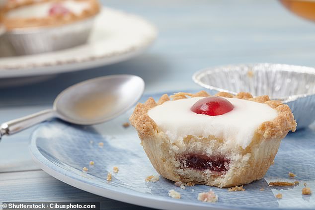 The Bakewell tart combines sweet shortcrust pasty, a layer of jam and a frangipane filling. Some are also topped with icing (stock image)