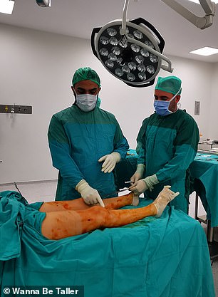 The surgeons at the clinic preparing for a surgery