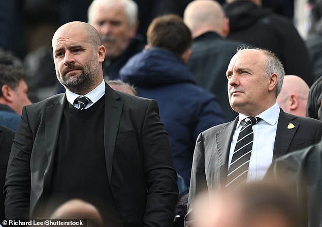 Sporting director Paul Mitchell