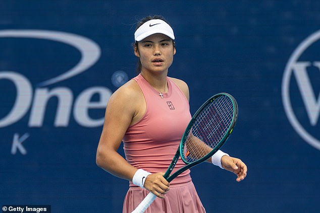 Emma Raducanu faces a tough test to reach the last eight at this year