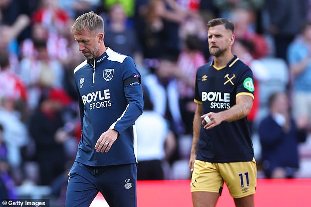 Graham Potter was in a bullish mood on Thursday after the heavy defeat by Sunderland last weekend in West Ham