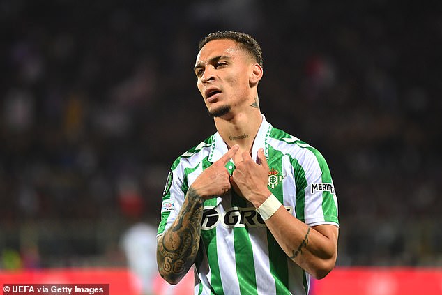 Real Betis are set to make an approach for Manchester United outcast Antony in the coming days