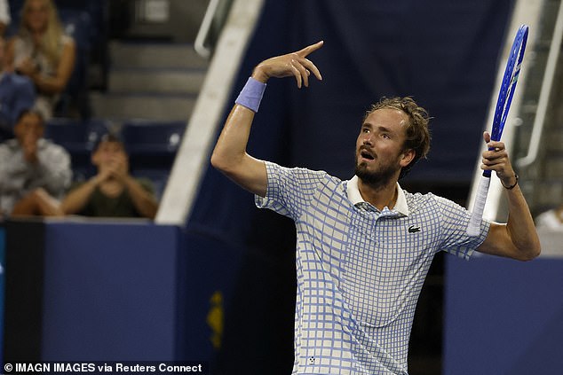Daniil Medvedev has claimed he wished he had behaved worse during his US Open first round defeat to Benjamin Bonzi, despite bringing the match to a standstill for six minutes