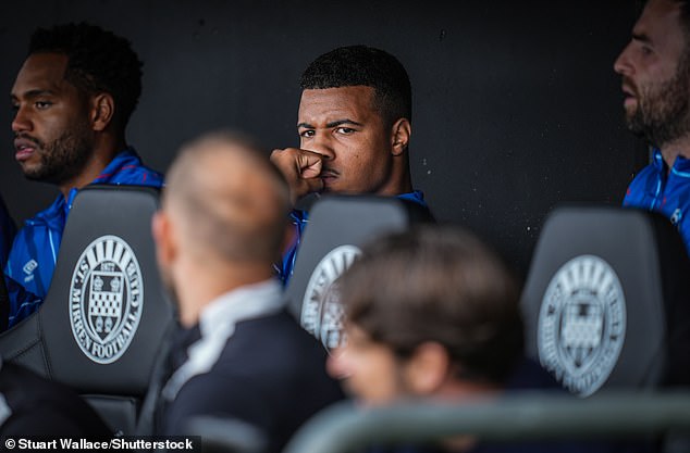 Hamza Igamane told Russell Martin he was injured and unable to come on against St Mirren