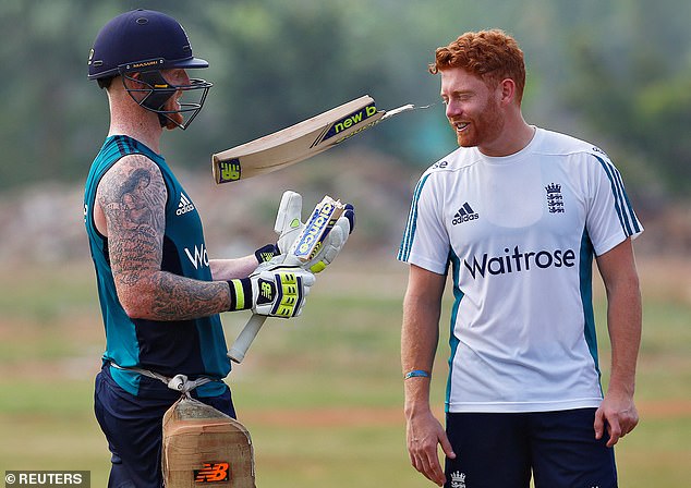 There are not enough trees of the right quality to keep up with the demand for new bats (pictured: Ben Stokes throws his broken bat to England team-mate Jonny Bairstow)