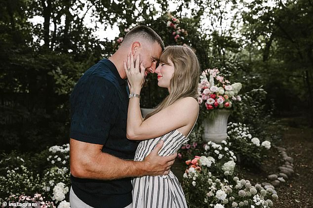 Taylor Swift and Travis Kelce are engaged following a two-year romance