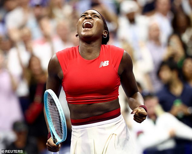 Coco Gauff avoided a huge scare in her first-round tie at the US Open on Tuesday night